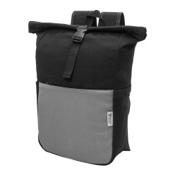 Blakkan Back grijs  gerecyclede canvas rugzak 