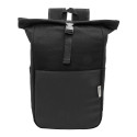 Blakkan Back zwart  gerecyclede canvas rugzak 
