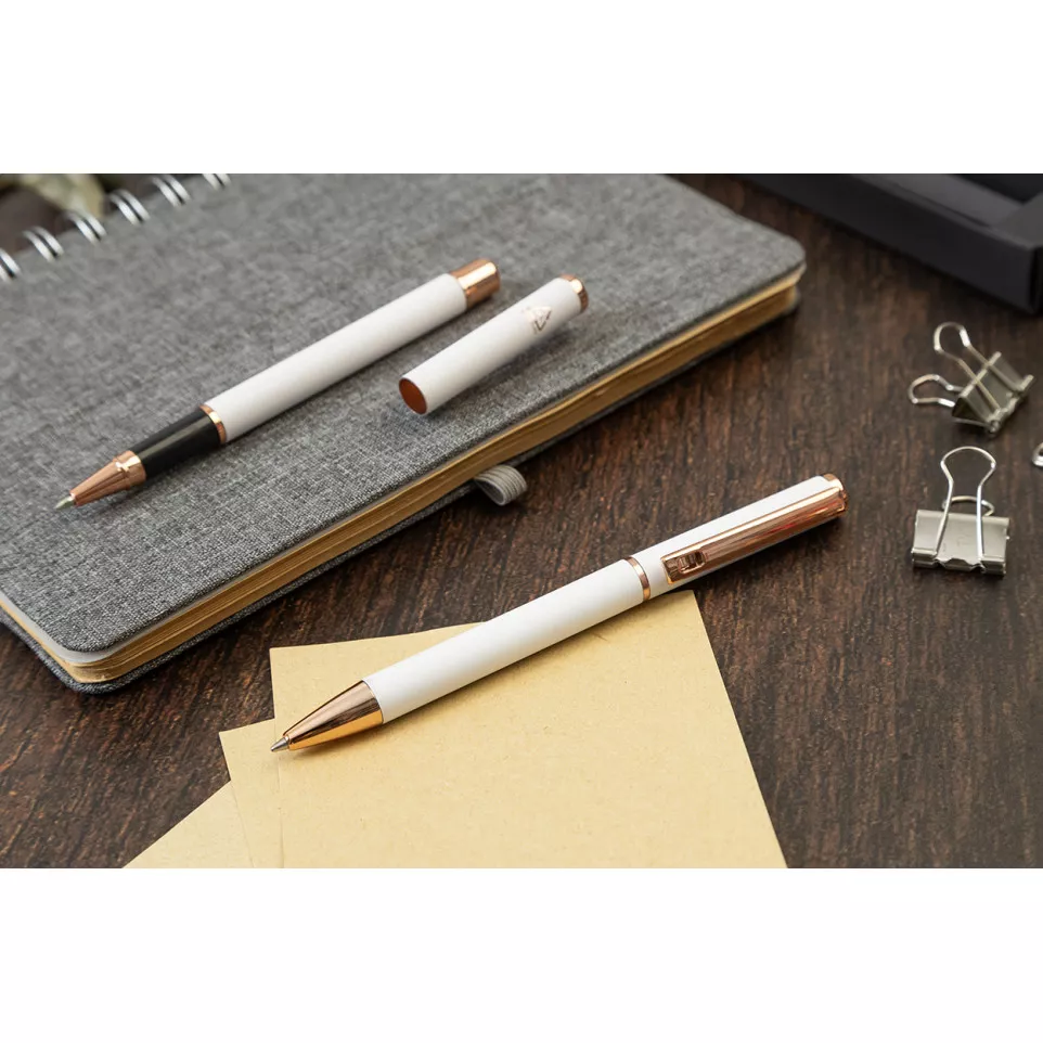 Rossy white  pen set 