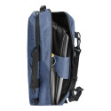 Walton bleu foncé  Sac à dos porte documents en RPET 