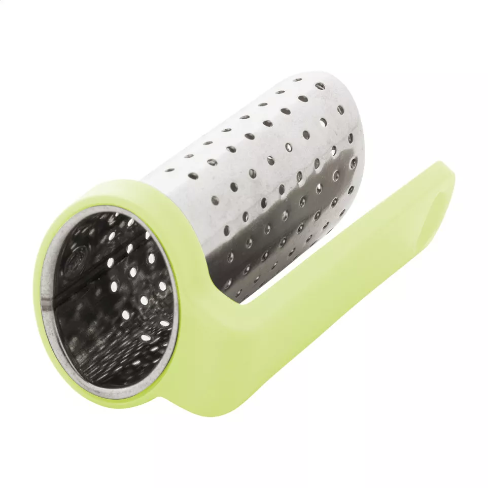 Leaflet lime green  tea infuser 