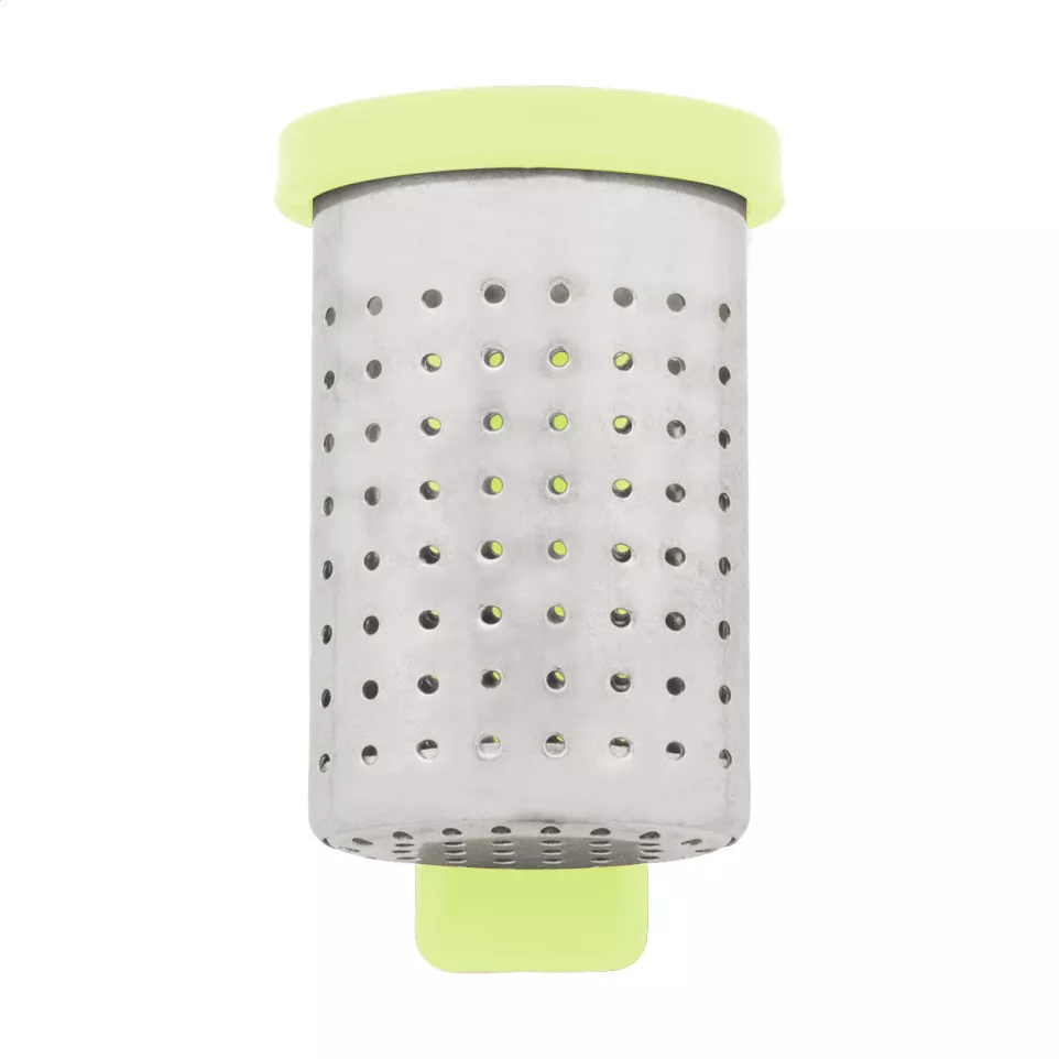 Leaflet lime green  tea infuser 