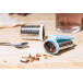 Leaflet licht blauw  thee infuser 