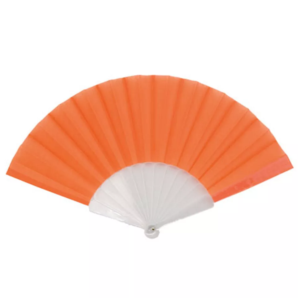 Aniro orange  hand fan 