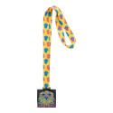 Subdal Colour Square noir transparent  Médaille personnalisée 