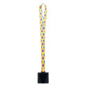 Subdal Colour Square noir transparent  Médaille personnalisée 