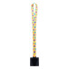 Subdal Colour Square transparant zwart  custom made medaille 