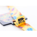 Subdal Colour Square noir transparent  Médaille personnalisée 