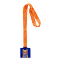 Subdal Colour Square bleu transparent  Médaille personnalisée 