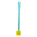 Subdal Colour Square jaune transparent  Médaille personnalisée 