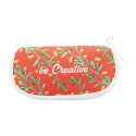 PrintSun Zip white  custom RPET sunglasses case 