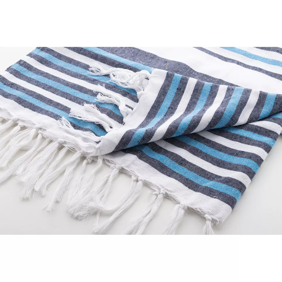 Tulum blauw  strandlaken 