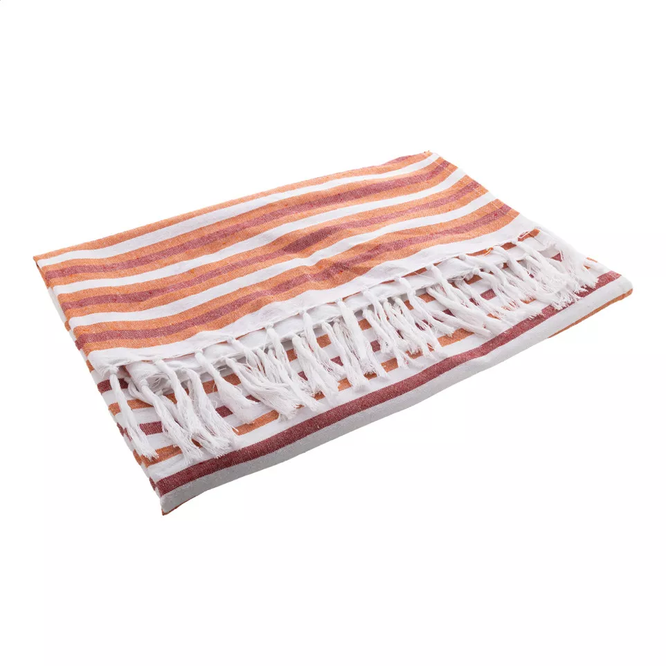 Tulum orange  beach towel 