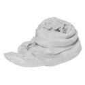 Simlo white  beach scarf 