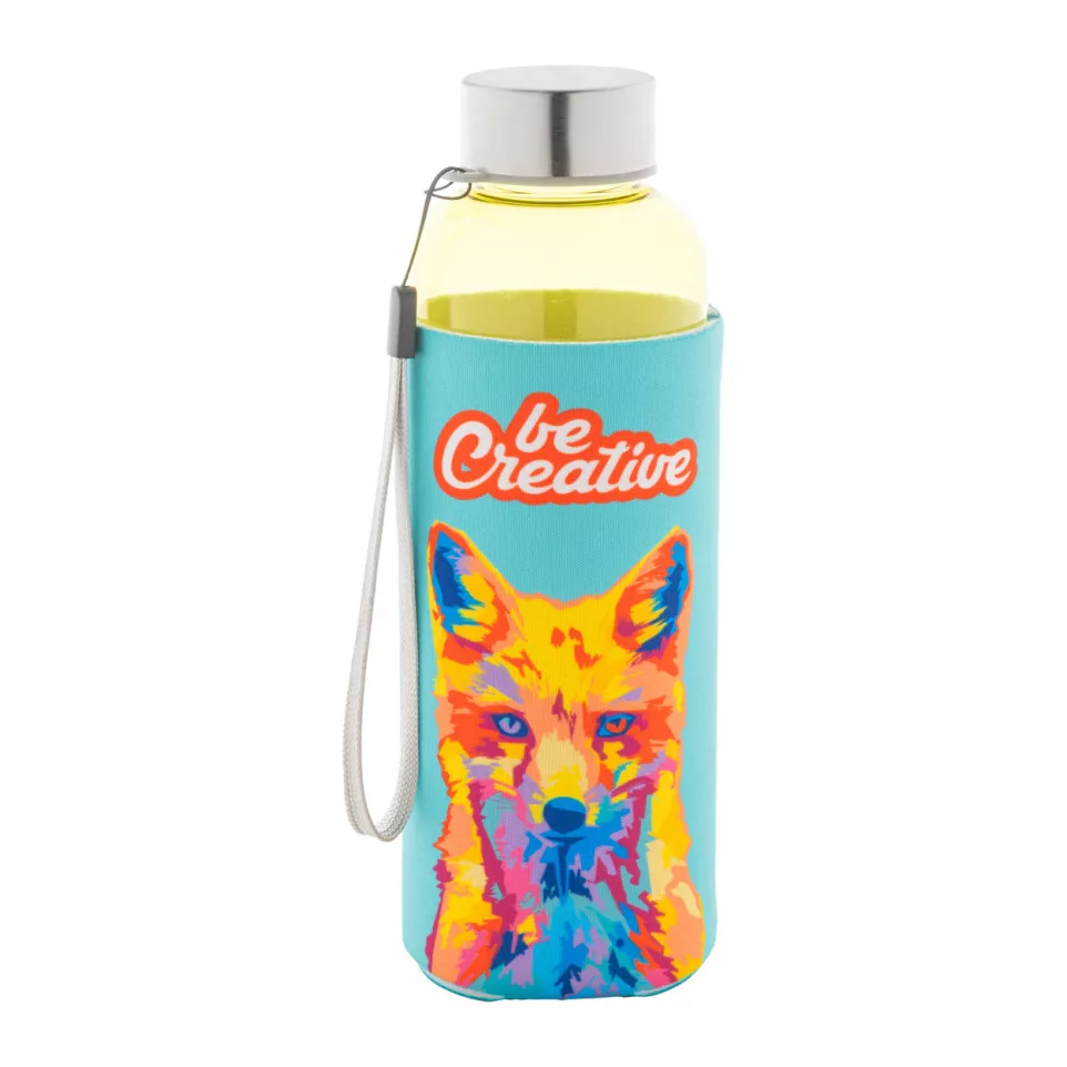 Pemba Creative yellow white RPET bottle 