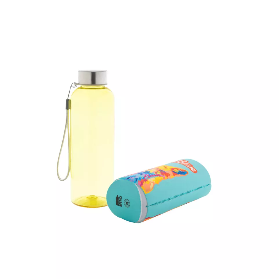 Pemba Creative yellow white RPET bottle 