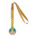 Subdal Colour transparant groen  custom made medaille 