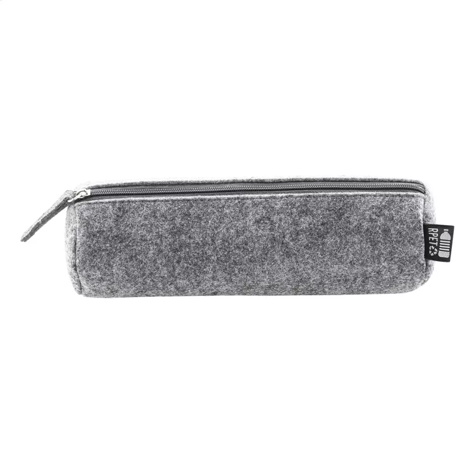 Refelt Draw grey  RPET felt pen case 