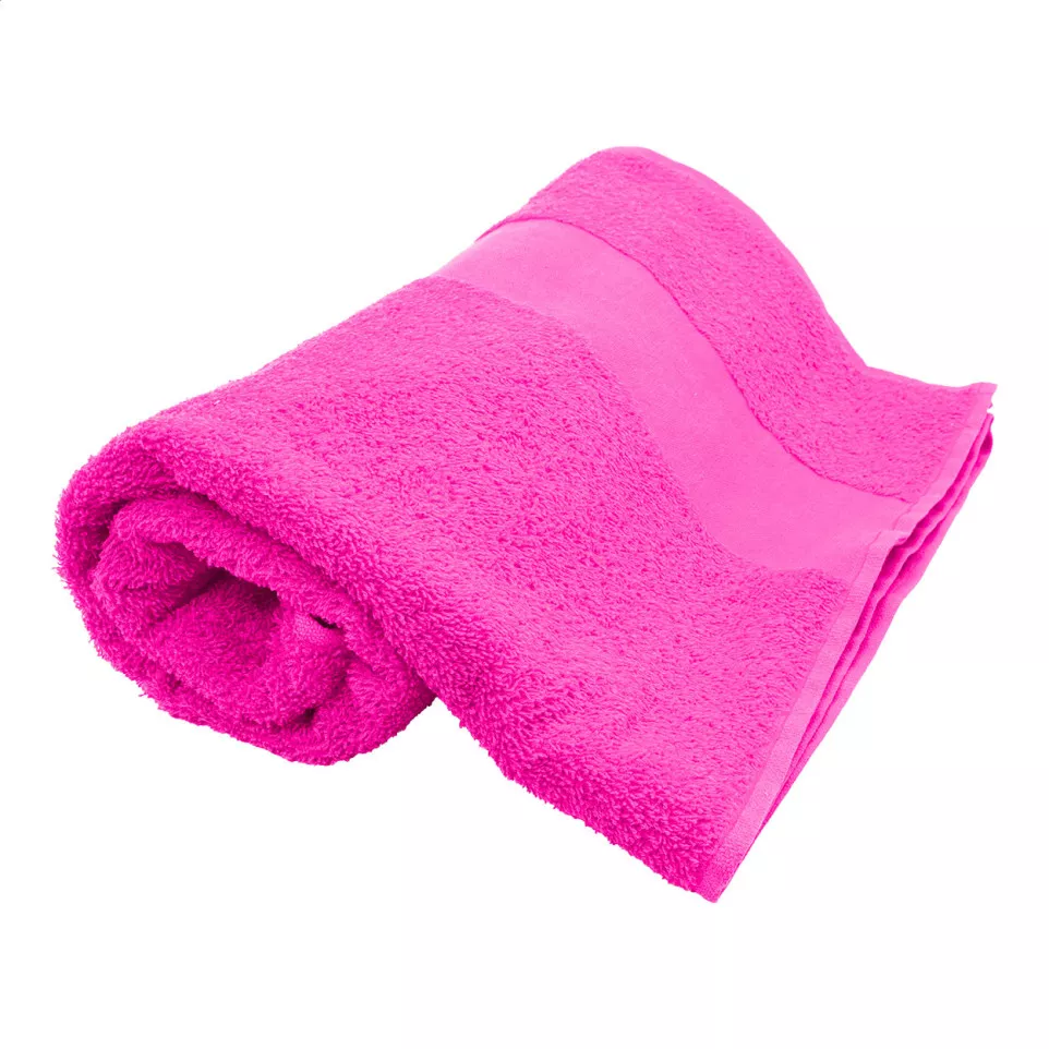 Terry L fuchsia  Katoenen badstof...