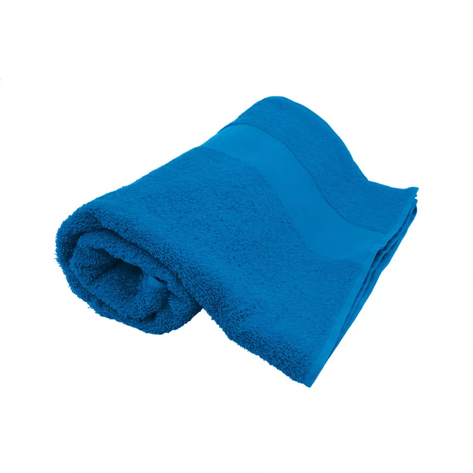 Terry L blue  cotton terry towel -...