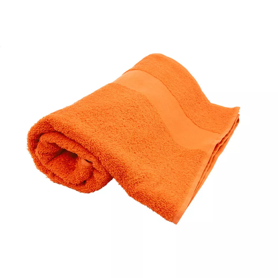Terry L oranje  Katoenen badstof...