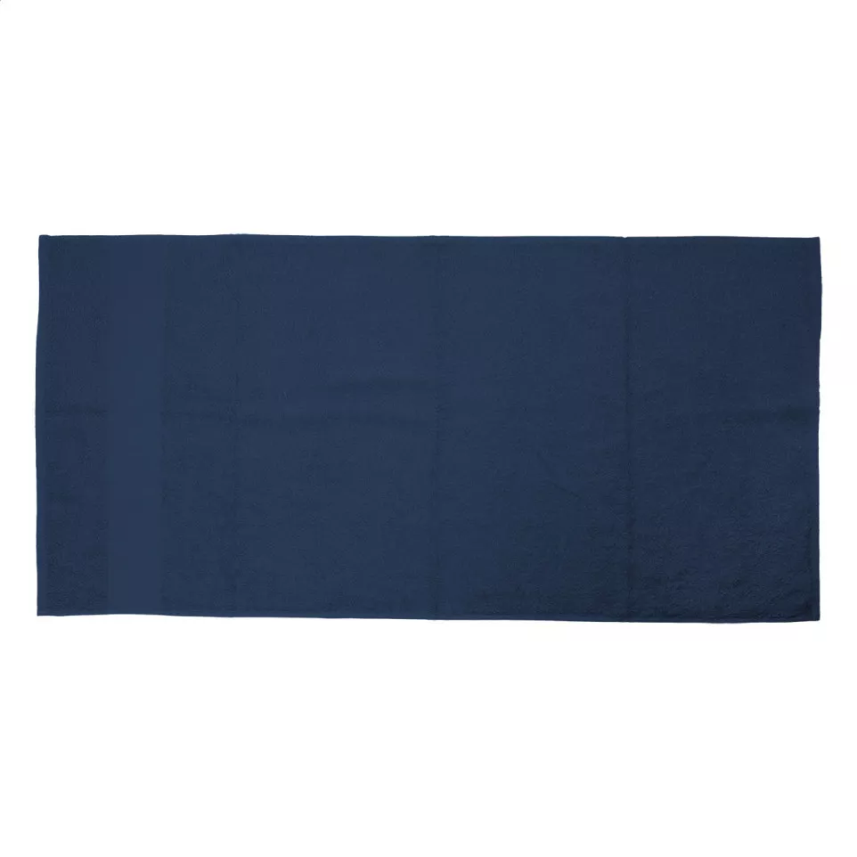 Terry M dark blue  cotton terry towel...
