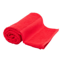 Terry M rouge  Serviette 50x100cm 