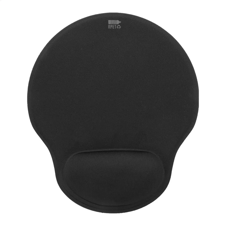 Wrest black  RPET mouse pad 