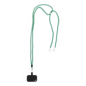Corphon green  RPET mobile holder lanyard 