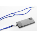 Corphon blauw  RPET mobiele houder sleutelkoord 