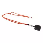 Corphon red  RPET mobile holder lanyard 