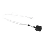 Corphon wit  RPET mobiele houder sleutelkoord 