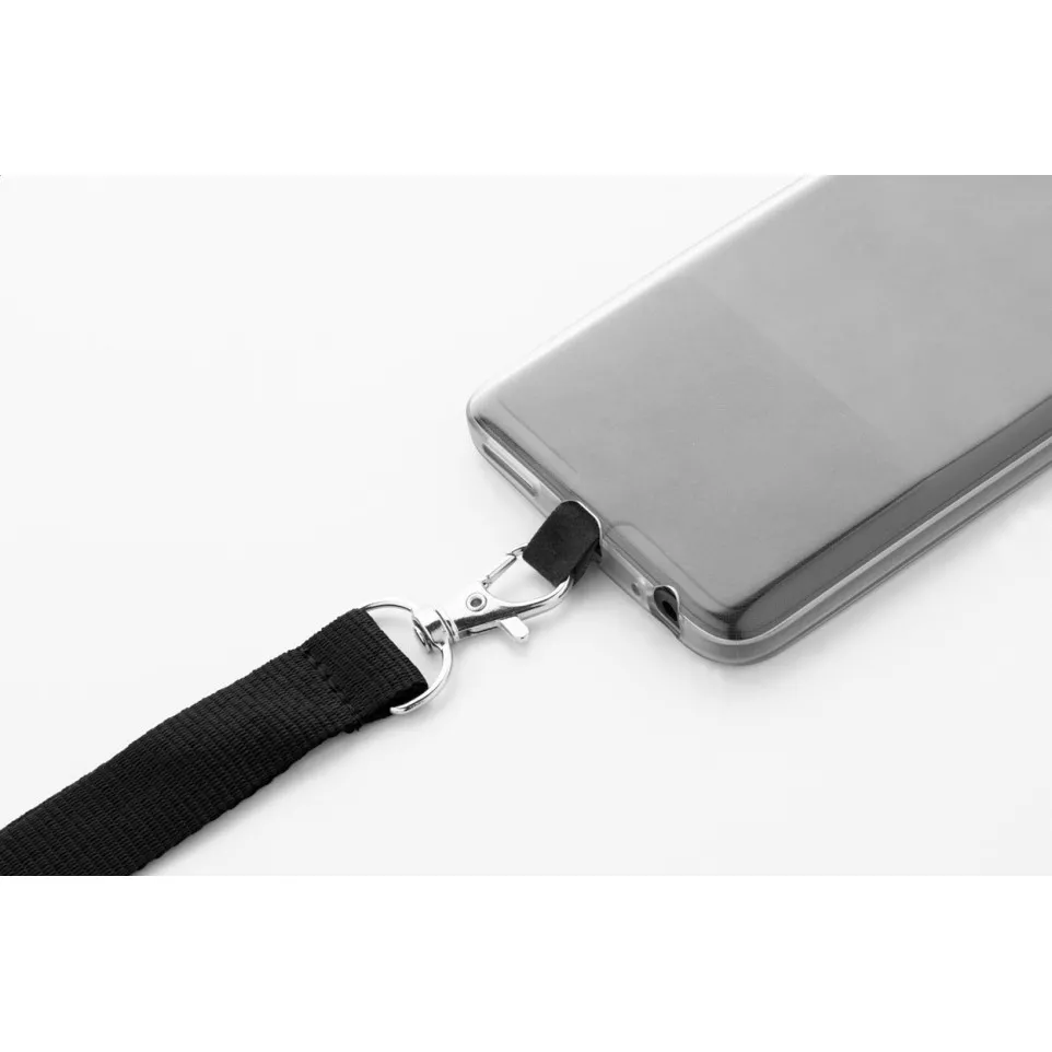 Revent Call black  RPET mobile holder...
