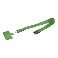Revent Call green  RPET mobile holder lanyard 
