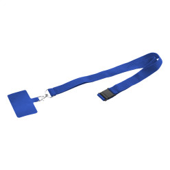 Revent Call blue  RPET mobile holder lanyard 