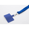 Revent Call blue  RPET mobile holder lanyard 