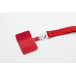 Revent Call red  RPET mobile holder lanyard 