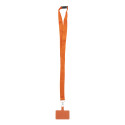 Revent Call orange  RPET mobile holder lanyard 