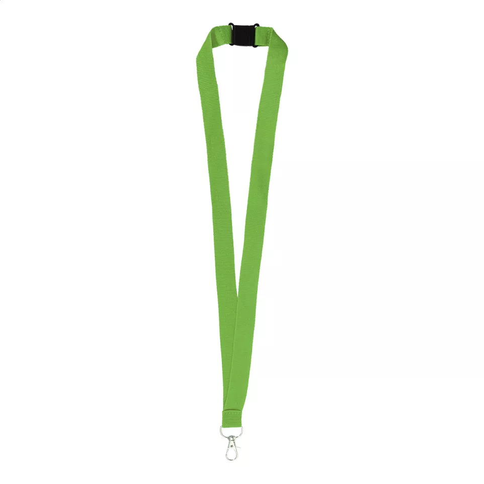 Revent lime green  RPET lanyard 