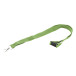Revent lime green  RPET lanyard 