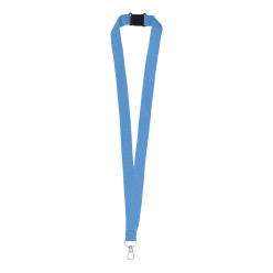 Revent light blue  RPET lanyard 
