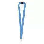Revent light blue  RPET lanyard 