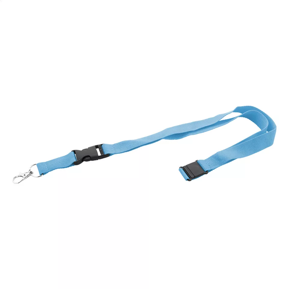 Revent Plus light blue  RPET lanyard 