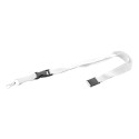 Revent Plus white  RPET lanyard 