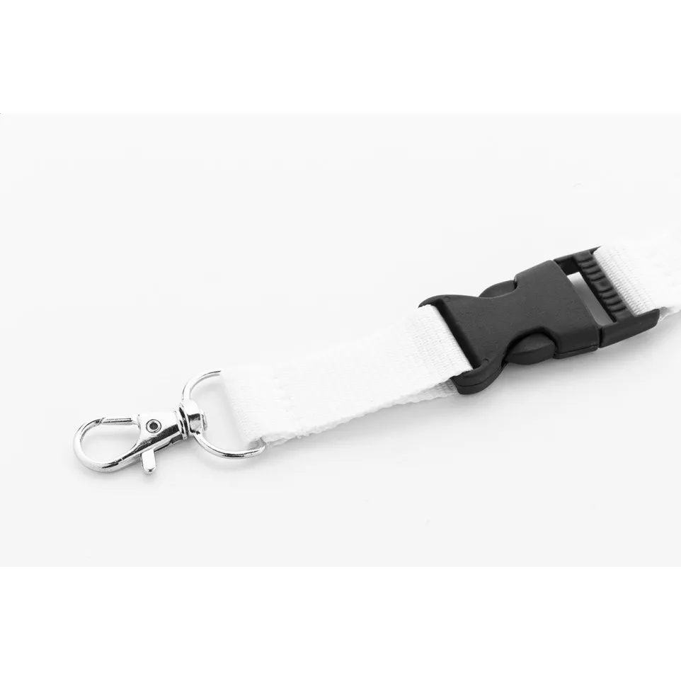 Revent Plus white  RPET lanyard 