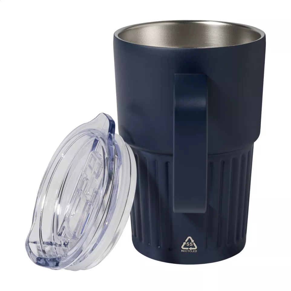 Streaky Grab bleu foncé  Mug thermos 