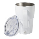 Streaky Grab white  thermo mug 