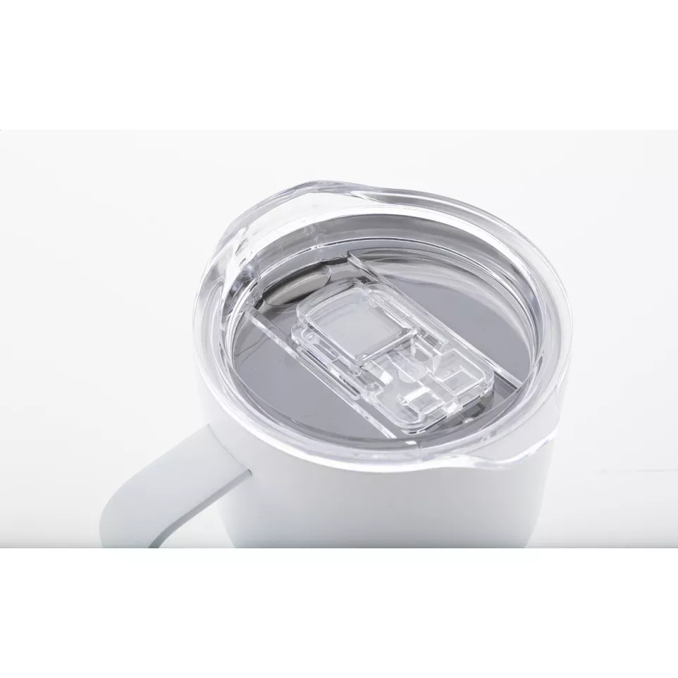 Streaky Grab white  thermo mug 