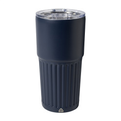 Streaky Tall donker blauw  thermosbeker 