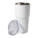 Streaky Tall white  thermo cup 